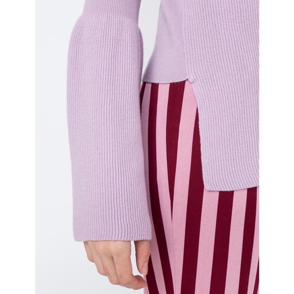 STELLA MCCARTNEY Purple Flare Sleeve Wool Sweater - Picture 9 of 10